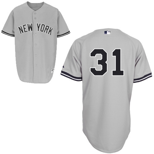 Ichiro Suzuki #31 MLB Jersey-New York Yankees Men's Authentic Road Gray Baseball Jersey